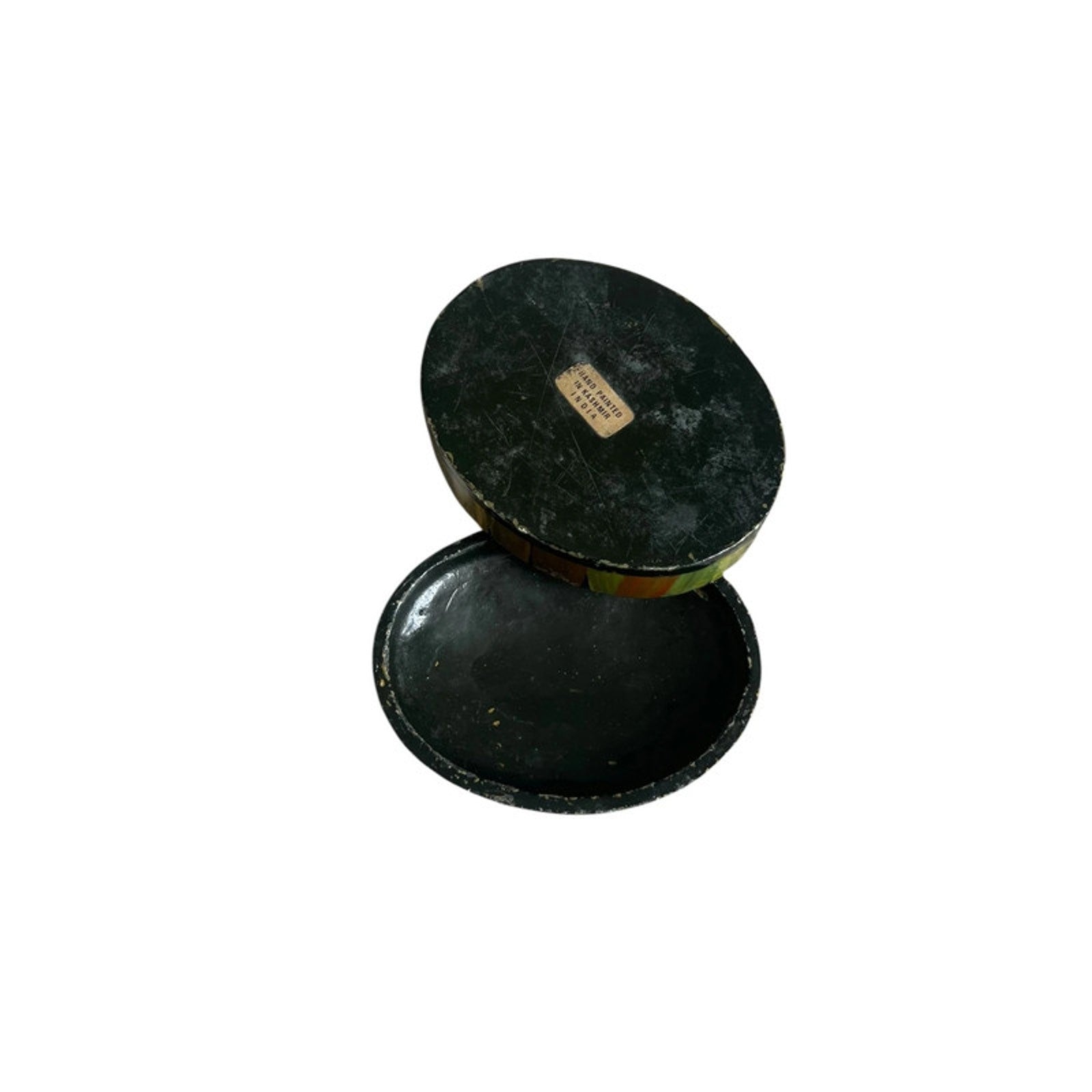 3 Hand Painted Trinket Boxes