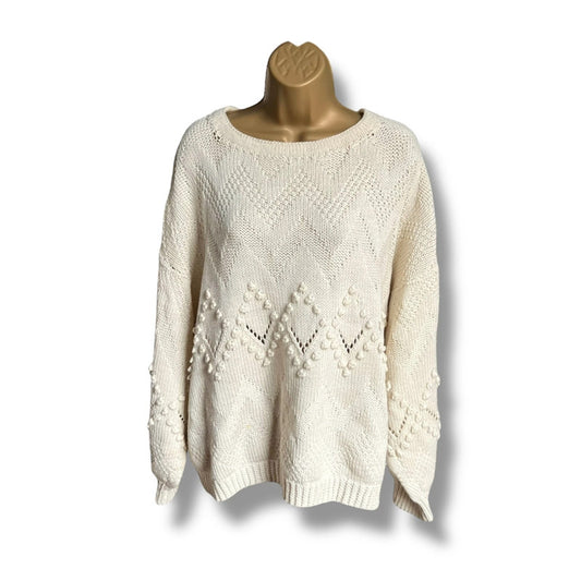 Cream Jumper UK 14
