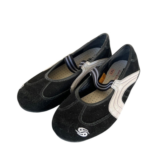 Dockers Trainers Y2K EU 38 UK 5 Black White Suede Women’s  Ballerinas